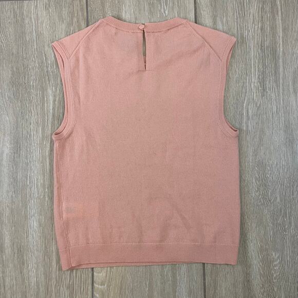 J.Crew Cashmere Blend Sleeveless Knit Top Women’s Small Pink NWT Style CB883 - Picture 2 of 9